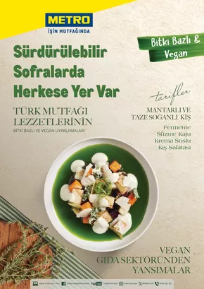 Metro kataloğu, Teknepınar | Bitki Bazlı ve Vegan | 2025-02-07T00:00:00.000Z - 2025-12-31T00:00:00.000Z