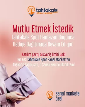 Tahtakale Spot kataloğu, Gazipaşa | Geniş teklif yelpazesi | 2025-03-07T00:00:00.000Z - 2025-03-21T00:00:00.000Z